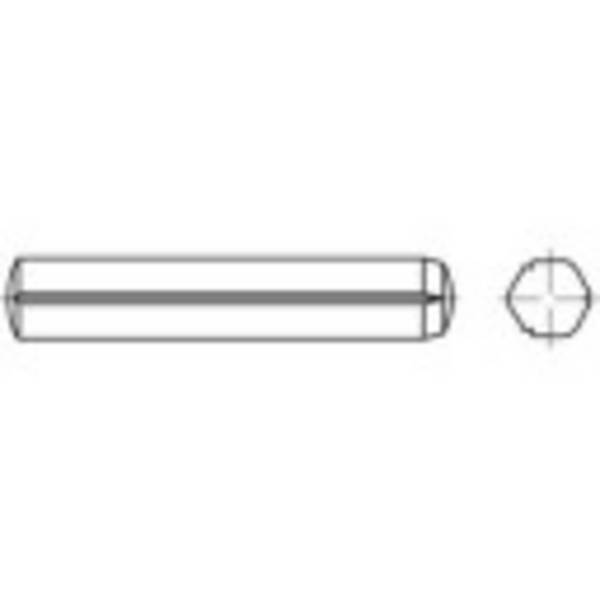 TOOLCRAFT  1066801 Zylinderkerbstift (Ø x L) 2 mm x 10 mm  Edelstahl A1 100 St.