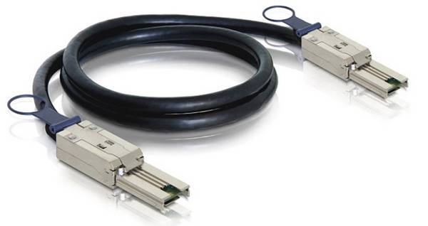 Delock - Externes SAS-Kabel - 4x Shielded Mini MultiLane SAS (SFF-8088)