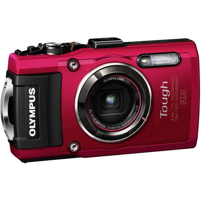 Digitalkamera Olympus TG-4 Rot 16 Megapixel Opt. Zoom: 4 x inkl. Akku 