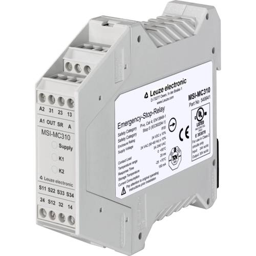 MSI-MC310 Leuze Electronic 2 Schließer, 1 Öffner (B x H x T) 22.5 x 99 x 113.6 mm 1 St.