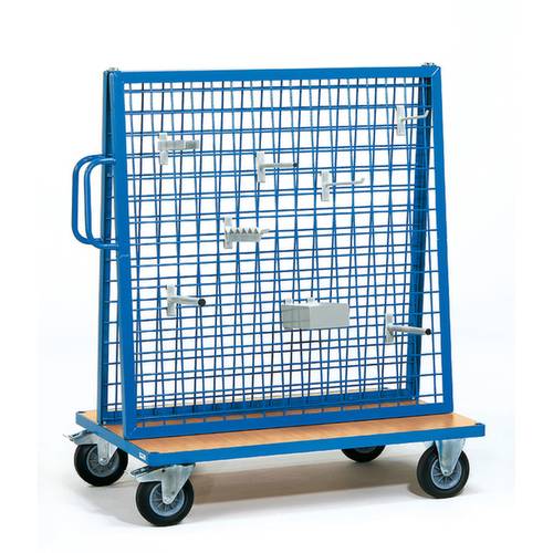 Thumbnail - Fetra Hauptartikel 1301 Werkstückwagen Stahl pulverbeschichtet Traglast (max.): 500 kg Bereifung=Vollgummi