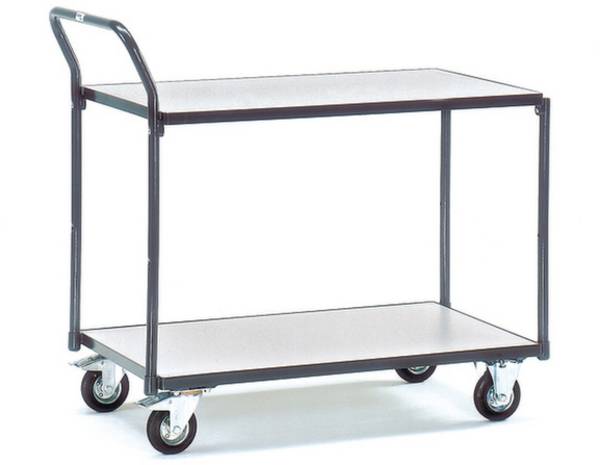 Fetra Hauptartikel 1840 ESD Tischwagen  Stahl  Traglast (max.): 250 kg Schiefergrau (RAL 7015)