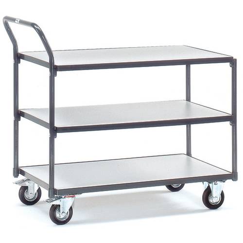 Thumbnail - Fetra Hauptartikel 1850 ESD Tischwagen Stahl Traglast (max.): 250 kg Schiefergrau (RAL 7015)