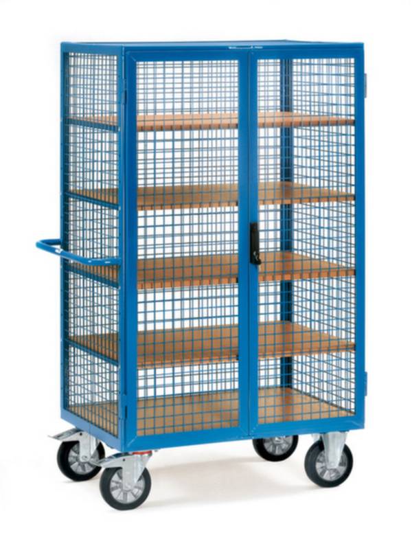 Fetra Hauptartikel 5393  Schrankwagen  Stahl pulverbeschichtet Traglast (max.): 750 kg Brillantblau (RAL 5007)