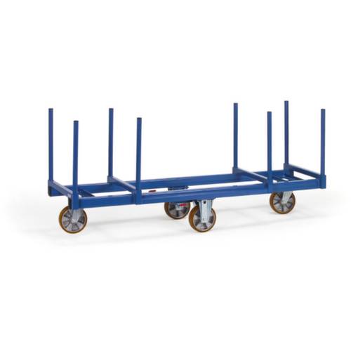 Thumbnail - Fetra Hauptartikel 2111 Langmaterial-Wagen Stahl pulverbeschichtet Traglast (max.): 1200 kg Bereifung=Kunststoff