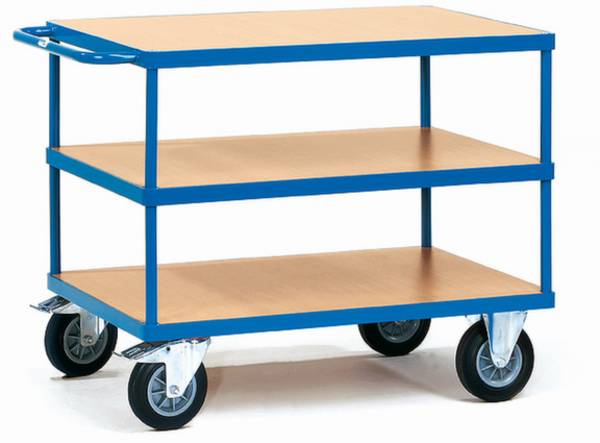 Fetra Hauptartikel 2422  Tischwagen Feststeller Stahl pulverbeschichtet Traglast (max.): 500 kg Brillantblau (RAL 5007)