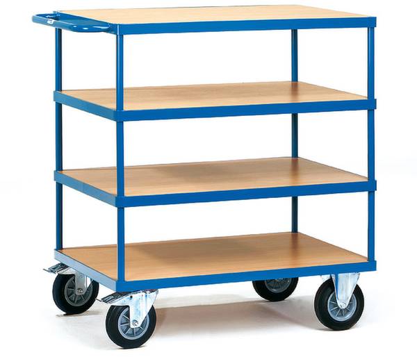 Fetra Hauptartikel 2443  Tischwagen Feststeller Stahl pulverbeschichtet Traglast (max.): 500 kg Brillantblau (RAL 5007)