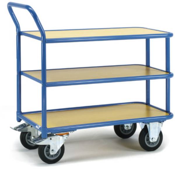 Fetra Hauptartikel 2610  Tischwagen  Stahl pulverbeschichtet Traglast (max.): 300 kg Brillantblau (RAL 5007)
