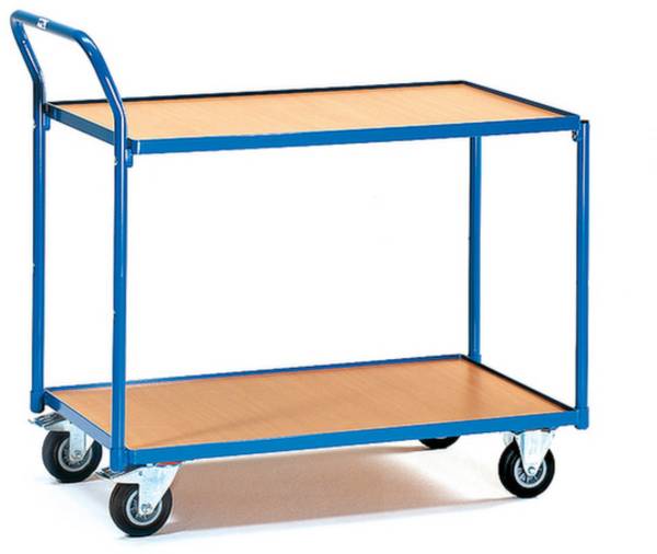 Fetra 2740 2740  Tischwagen  Stahl pulverbeschichtet Traglast (max.): 250 kg Brillantblau (RAL 5007)