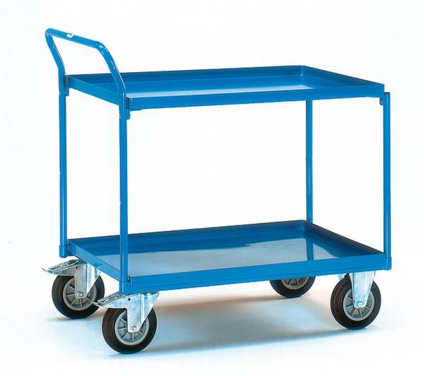 Fetra Hauptartikel 4920  Tischwagen Feststeller Stahl pulverbeschichtet Traglast (max.): 400 kg Brillantblau (RAL 5007)