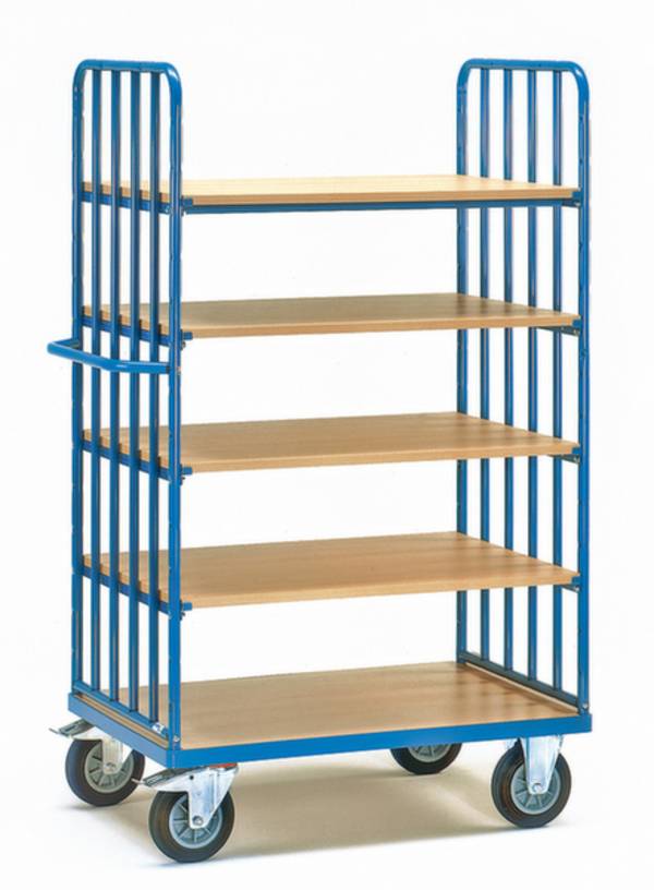Fetra Hauptartikel 8353  Etagenwagen  Stahl pulverbeschichtet Traglast (max.): 500 kg Brillantblau (RAL 5007)