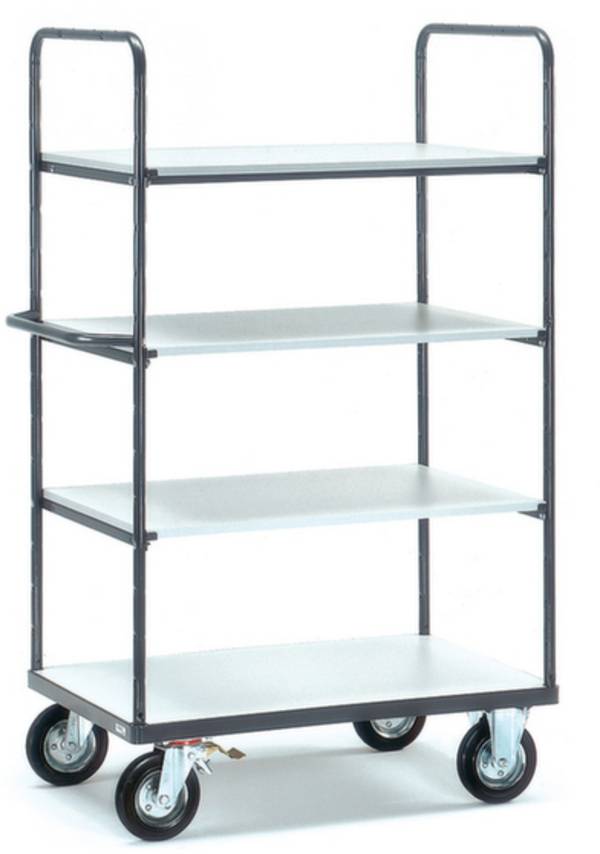 Fetra Hauptartikel 9302 ESD Etagenwagen  Stahl  Traglast (max.): 400 kg Grau