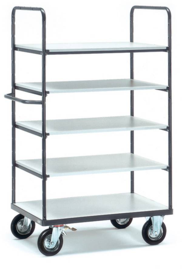 Fetra Hauptartikel 9342 ESD Etagenwagen  Stahl  Traglast (max.): 500 kg Grau