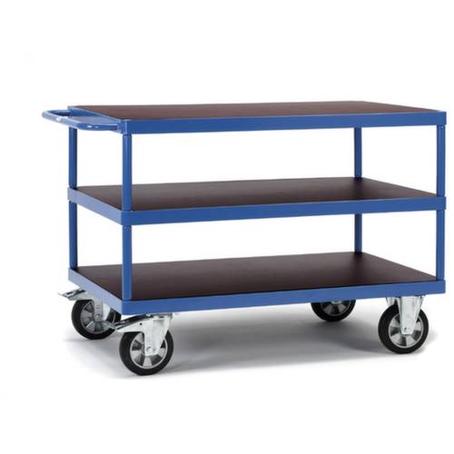 Thumbnail - Fetra Hauptartikel 12425 Tischwagen Stahl pulverbeschichtet Traglast (max.): 1200 kg Brillantblau (RAL 5007)