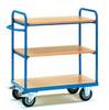 Fetra - Etagenwagen - Tragkraft 500 kg - 1.111 x 509 x 1.019 mm (HxBxT) - 3 Böden - offen