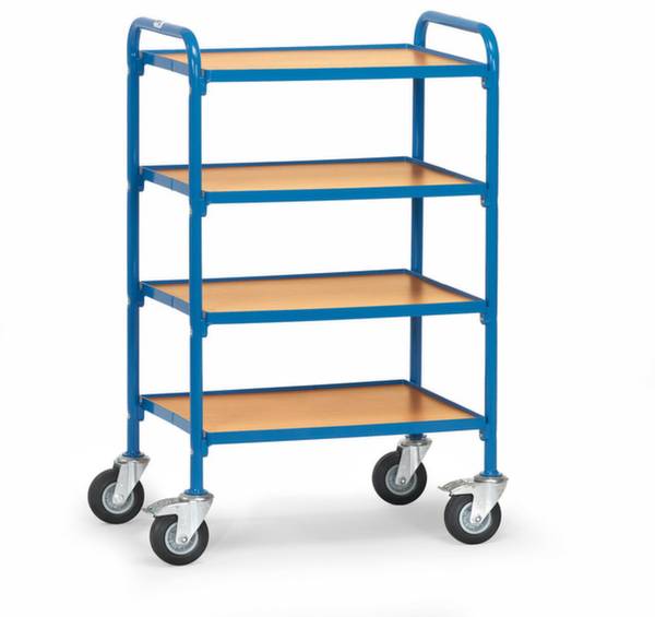 Fetra Hauptartikel 32930  Etagenwagen  Stahl pulverbeschichtet Traglast (max.): 250 kg Brillantblau (RAL 5007)