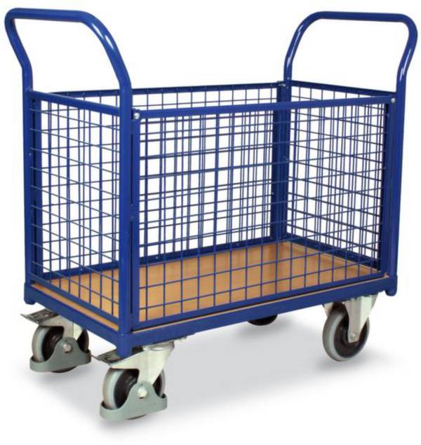 VARIOfit  SW-500.401  Plattformwagen Feststeller Stahl pulverbeschichtet Traglast (max.): 400 kg