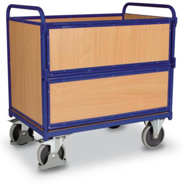 VARIOfit  SW-700.406 Kastenwagen klappbar Stahl pulverbeschichtet Traglast (max.): 500 kg