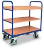VARIOfit SW-600.210 Etagenwagen Feststeller Stahl pulverbeschichtet Traglast (max.): 250 kg Enzianblau (RAL 5010)