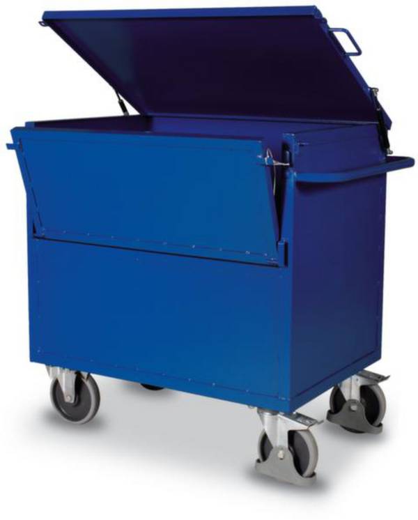 VARIOfit  SW-700.415 Vollblechkastenwagen mit Deckel Stahl pulverbeschichtet Traglast (max.): 500 kg