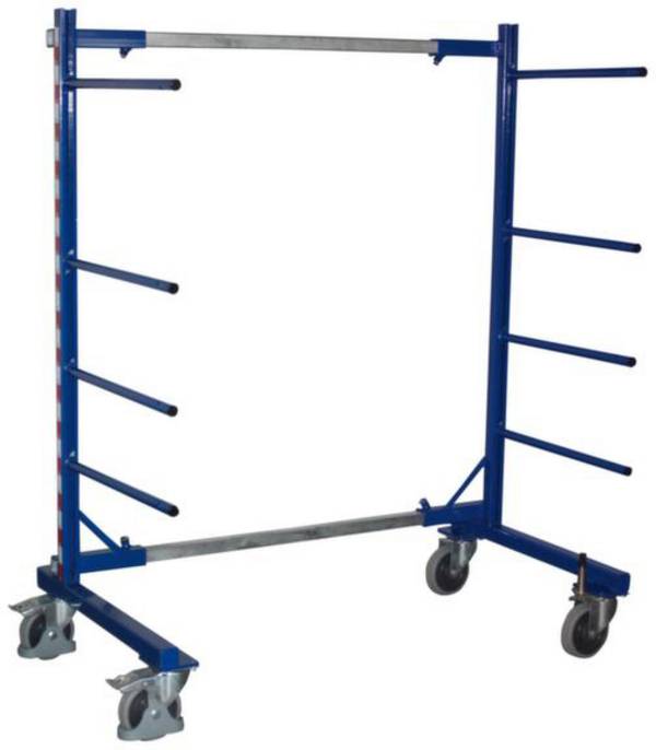 VARIOfit  SW-160.006 Tragarmwagen Feststeller Stahl pulverbeschichtet Traglast (max.): 400 kg Bereifung=Vollgummi