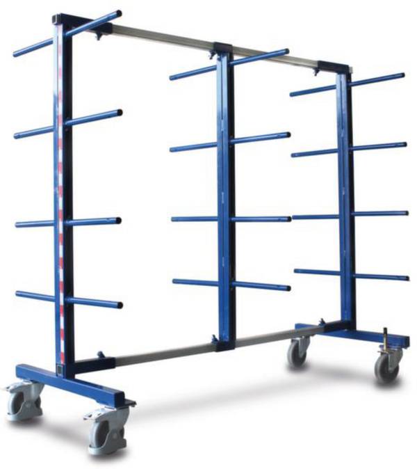 VARIOfit  SW-310.007 Tragarmwagen Feststeller Stahl pulverbeschichtet Traglast (max.): 400 kg Bereifung=Vollgummi