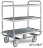 HUPFER 01.1232.2 Etagenwagen Feststeller Edelstahl verzinkt Traglast (max.): 200 kg Edelstahl