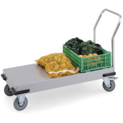 HUPFER 01.6257.8 Plattformwagen Edelstahl Traglast (max.): 600 kg