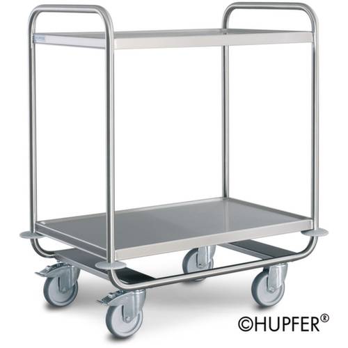 HUPFER 01.1229.2 Etagenwagen Edelstahl Traglast (max.): 160 kg Edelstahl