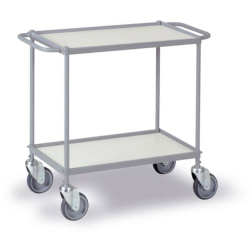 Ebinger 0334G Etagenwagen Stahl pulverbeschichtet Traglast (max.): 150 kg Silber-Grau