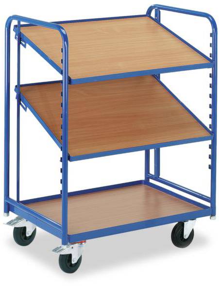 ROLLCART 16-4332 Etagenwagen Stahl pulverbeschichtet Traglast (max.): 200 kg Enzianblau (RAL 5010)