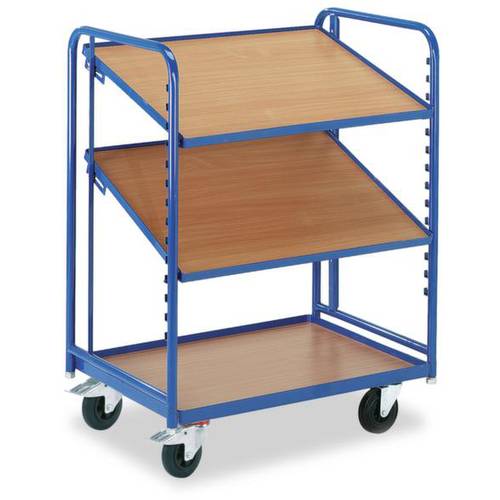 ROLLCART 16-4332 Etagenwagen Stahl pulverbeschichtet Traglast (max.): 200 kg Enzianblau (RAL 5010)