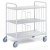 ROLLCART AUG 98 Bürowagen Feststeller Stahl pulverbeschichtet Traglast (max.): 150 kg