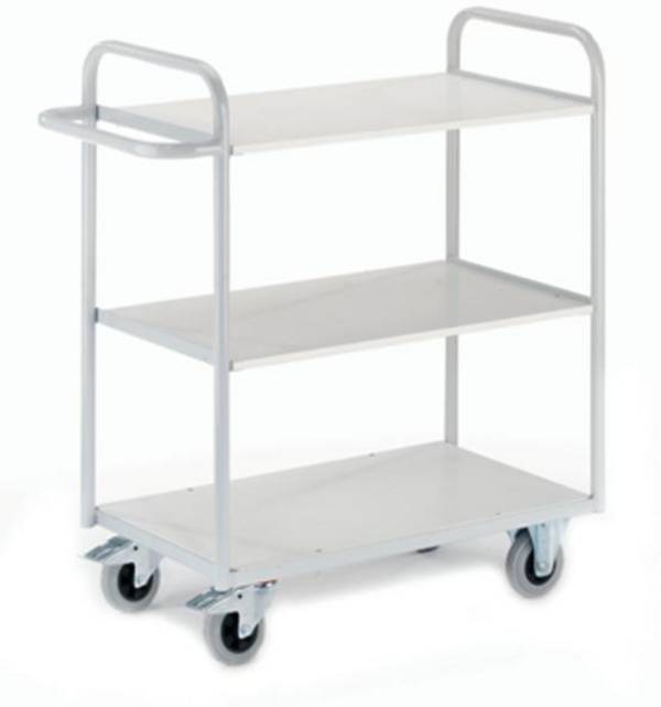 ROLLCART  B08-7311  Bürowagen Feststeller Stahl pulverbeschichtet Traglast (max.): 150 kg