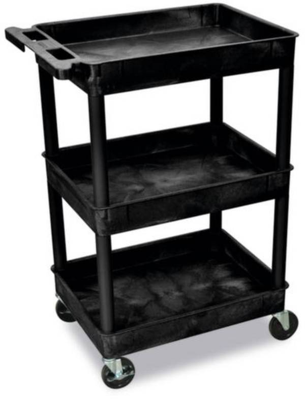 SECO  SESTC111-B  Kunststoffwagen Feststeller Polyethylen  Traglast (max.): 150 kg Schwarz