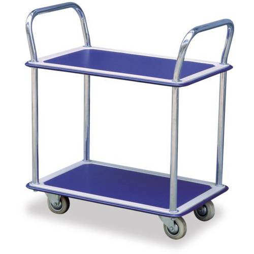 RapidLift 16/1400100 Leichter Etagenwagen Stahl verchromt Traglast (max.): 120 kg Verkehrsblau (RAL 5017)