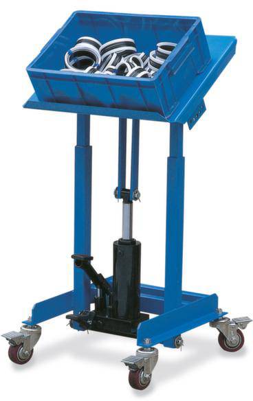 RapidLift 16/1600110 Materialständer Stahl pulverbeschichtet Traglast (max.): 150 kg Verkehrsblau (RAL 5017)