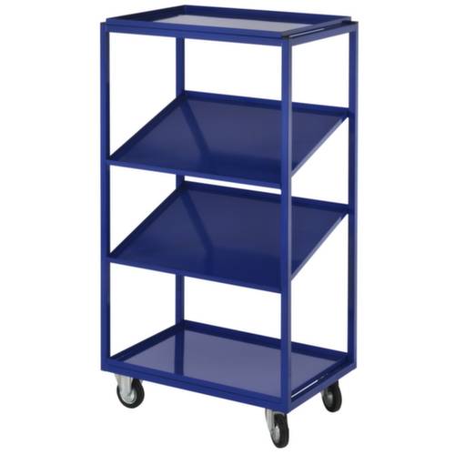 Kappes 7706.00.0221 Kommissionierwagen Stahl pulverbeschichtet Traglast (max.): 200 kg Enzianblau (RAL 5010)