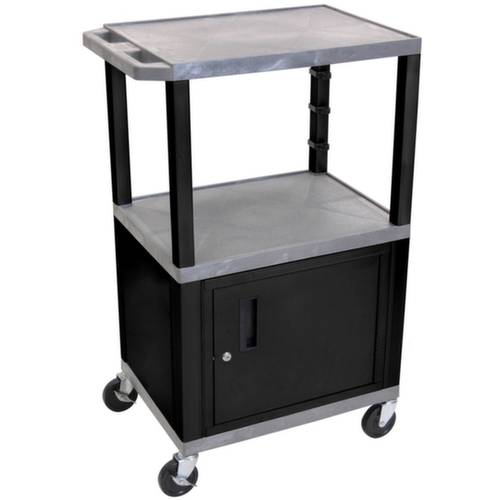 Thumbnail - SECO SEWT42GY-B/SEWTC2- Kunststoffwagen Polyethylen Traglast (max.): 150 kg Grau