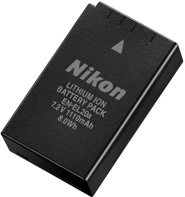 Kamera-Akku Nikon EN-EL20a 7.2 V 1110 mAh
