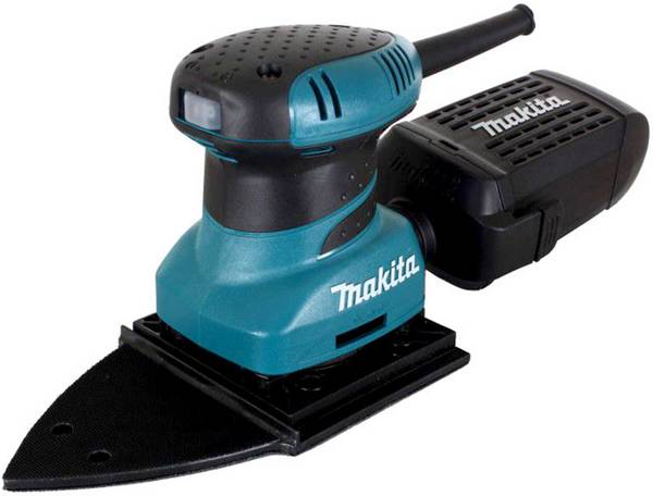 Makita BO 4565 K Schwingschleifer inkl. Schleifpapier-Set 9-tlg. im Transportkoffer