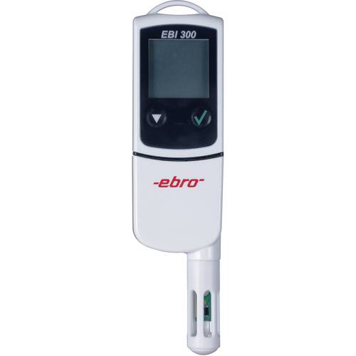ebro 1340-6334-ISO EBI 300 TH Multi-Datenlogger kalibriert (ISO) Messgröße Luftfeuchtigkeit, Temperatur -30 bis 70 °C 0 ...