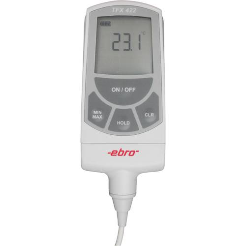 Thumbnail - ebro TFX 422C-60 Einstichthermometer (HACCP) kalibriert (ISO) Messbereich Temperatur -50 bis 200 °C HACCP-konform