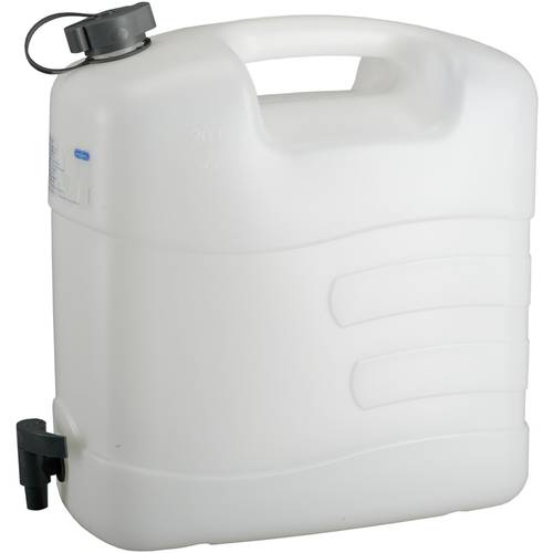 Thumbnail - Pressol 21167 Kanister 20l mit Ablasshahn Polyethylen weiss Wasserkanister 20 l