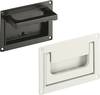Rohde SK-79.S118.9005 Schalenklappgriff mit Schnapprasterung Schwarz (L x B x H) 130 x 20.5 x 91 mm 1 St.