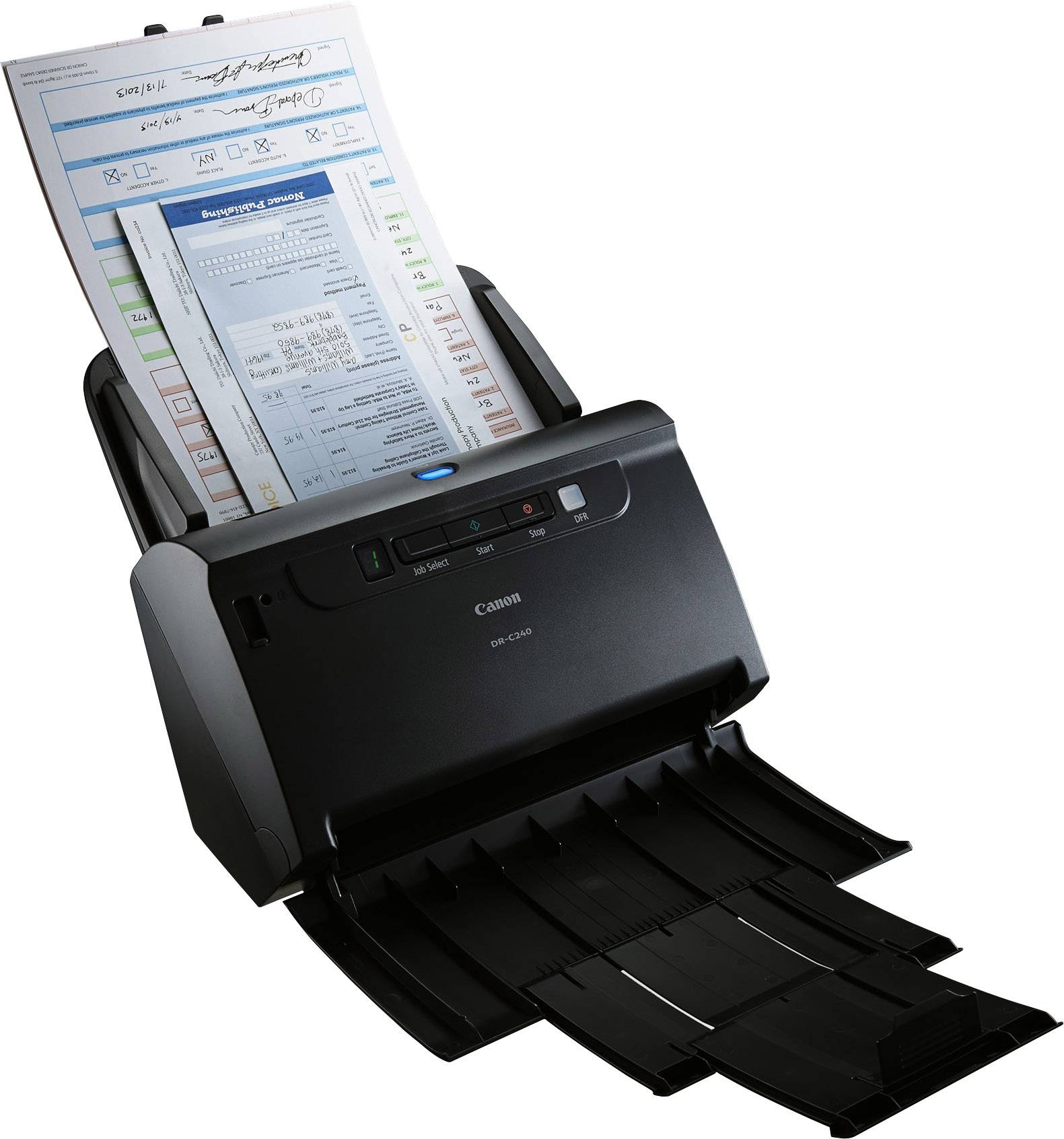 Canon imageFORMULA DR-C240 Duplex-Dokumentenscanner A4 600 x 600 dpi 45 Seiten/min, 90 Bilder/min USB-8