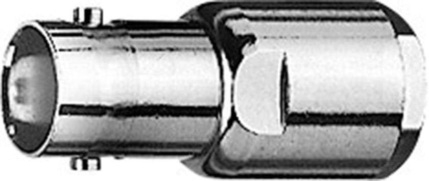 Metallischer Adapter mit zylindrischem Ende, geeignet für elektronische Verbindungen oder Kabelanschlüsse.