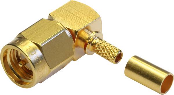 Telegärtner 100024632 100024632 SMA-Steckverbinder Stecker, gewinkelt 50 Ω 1 St.