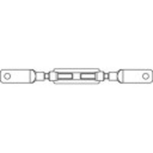 TOOLCRAFT 136630 Spannschlossmutter M16 Stahl galvanisch verzinkt DIN 1480 1 St.