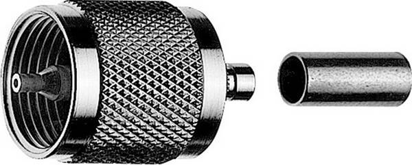 Telegärtner 100024325 100024325 UHF-Steckverbinder Stecker, gerade 50 Ω 1 St.